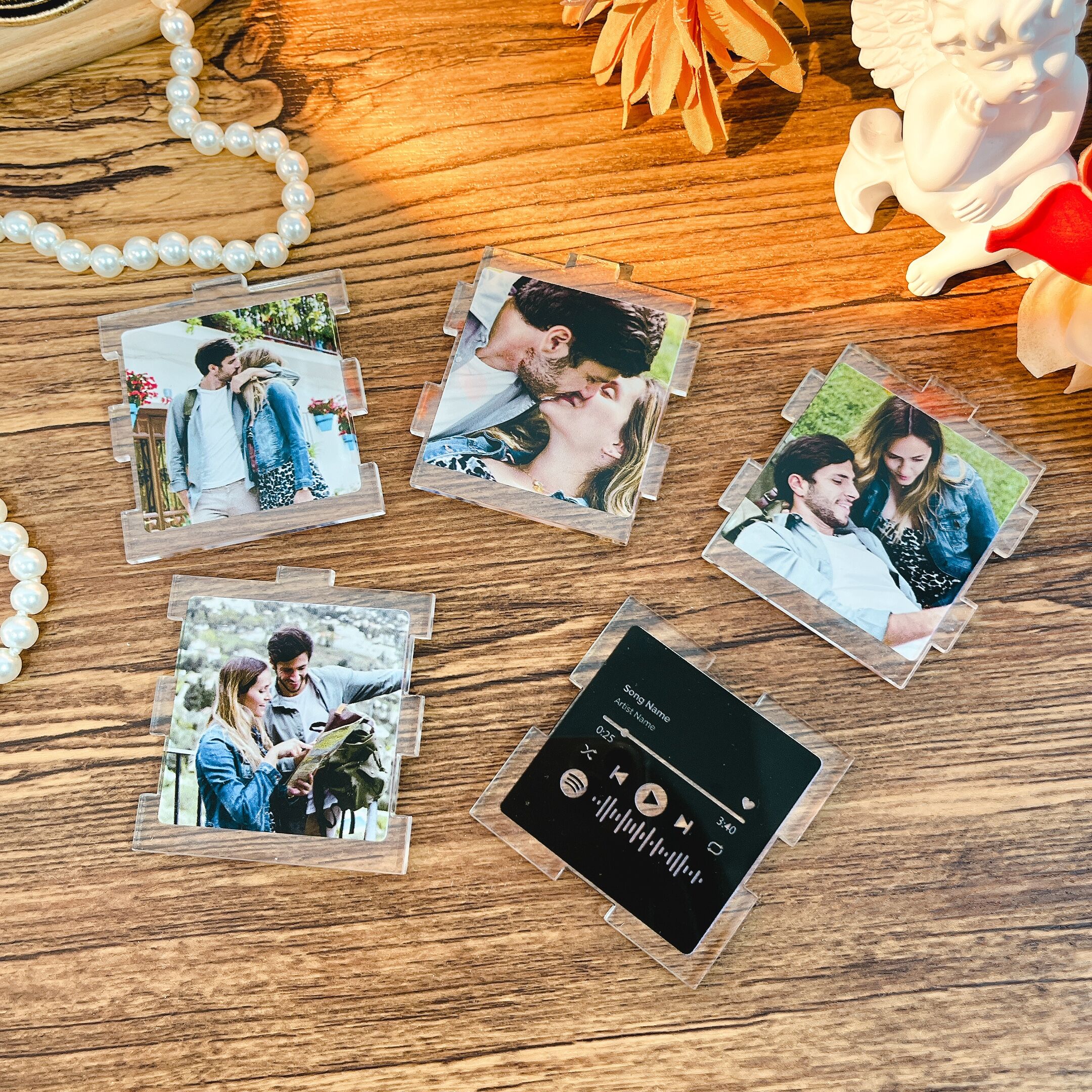 Personalized Spotify Code Acrylic Cube Lamp Creative Gift for Couples