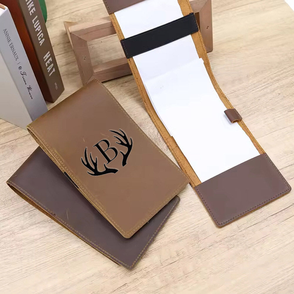 Personalized Leather Golf Scorecard Holder Premium Leather Wedding Souvenir for Groomsmen