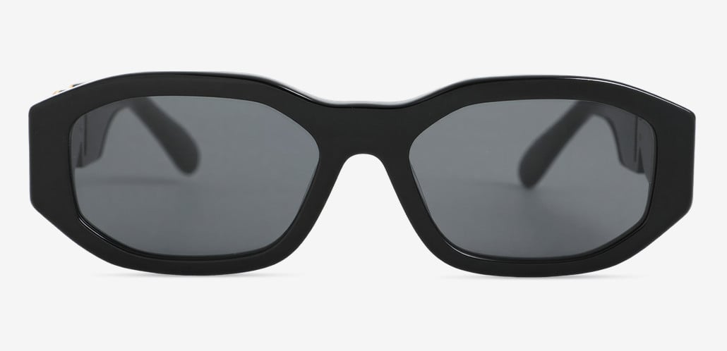 Charlotte Black Rectangle Sunglasses