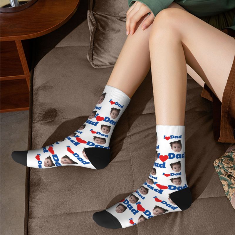 Customized Socks with Photos of Lovely Children