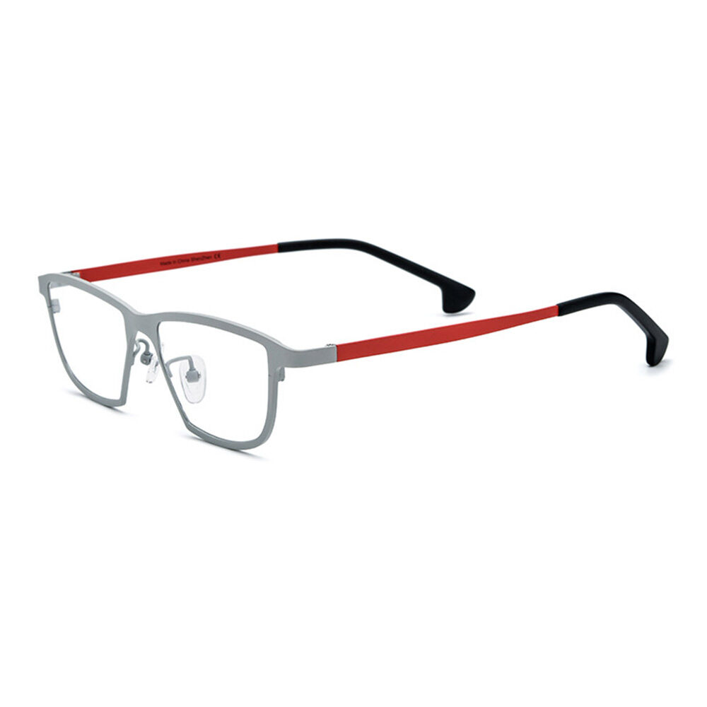 Regin Rectangle Silver Glasses