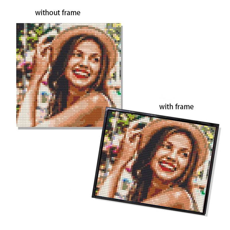 Personalized Custom Mosaic Photo Blocks For A Warm Gift For Valentine's Day