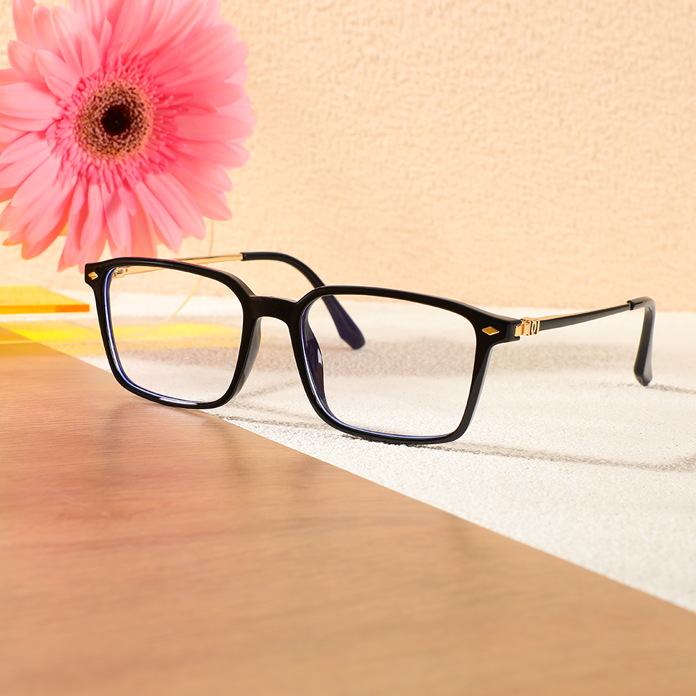 Occhiali da Vista Hamil Rettangolare Nero 