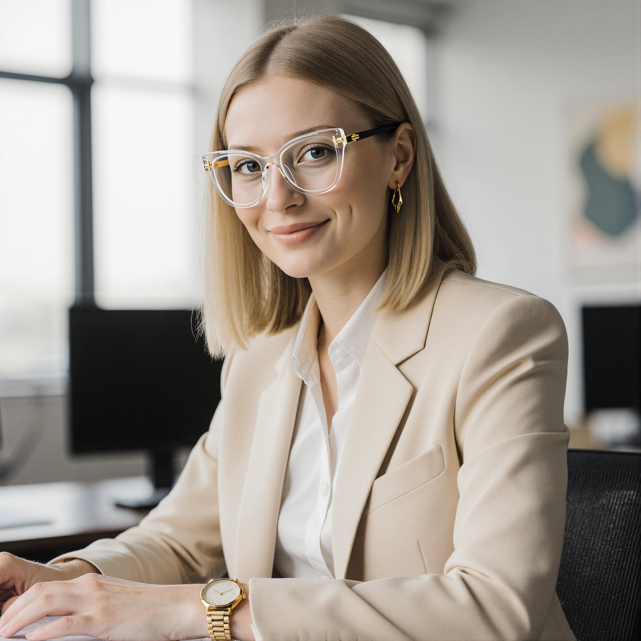 Occhiali da Vista Forster Cat Eye Chiaro 