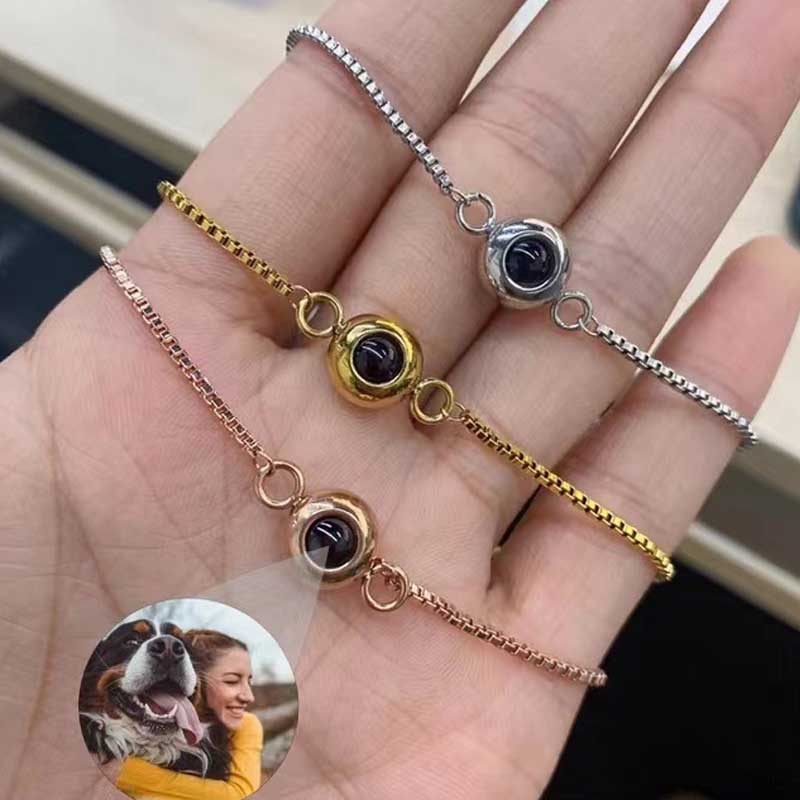 Personalisiertes Schönes Foto Projektion Armband Süßes Cooles Geschenk