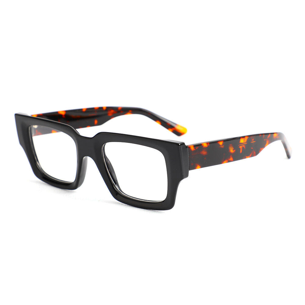 Lunettes de Vue Baron Carré Noir Écaille