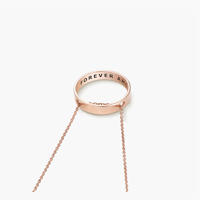 Classic Style Personalized Inner Circle Necklace