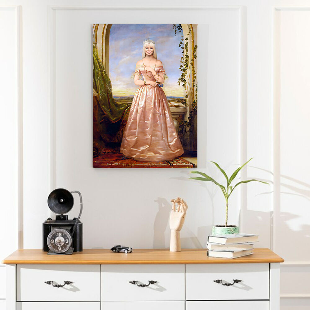 Custom Head Photo Personalized Historical Portrait Royalty Princess