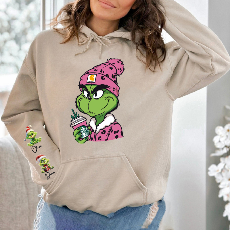 Personalized Hoodie Leopard Print with Custom Kids Pattern Design Christmas Gift for Family