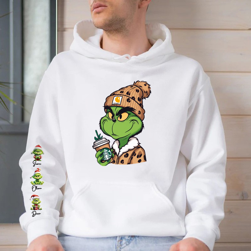 Personalized Hoodie Leopard Print with Custom Kids Pattern Design Christmas Gift for Family