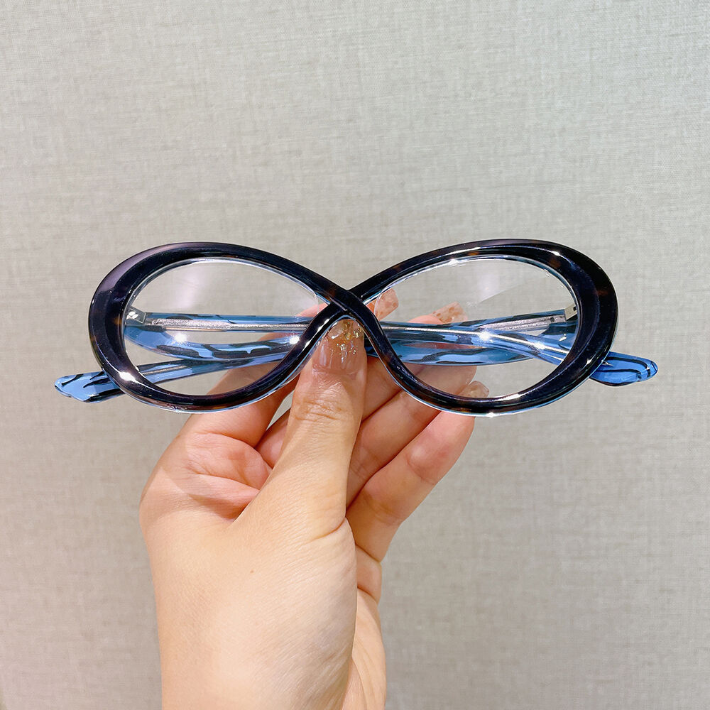 Ellit Ovale Schwarze Brille