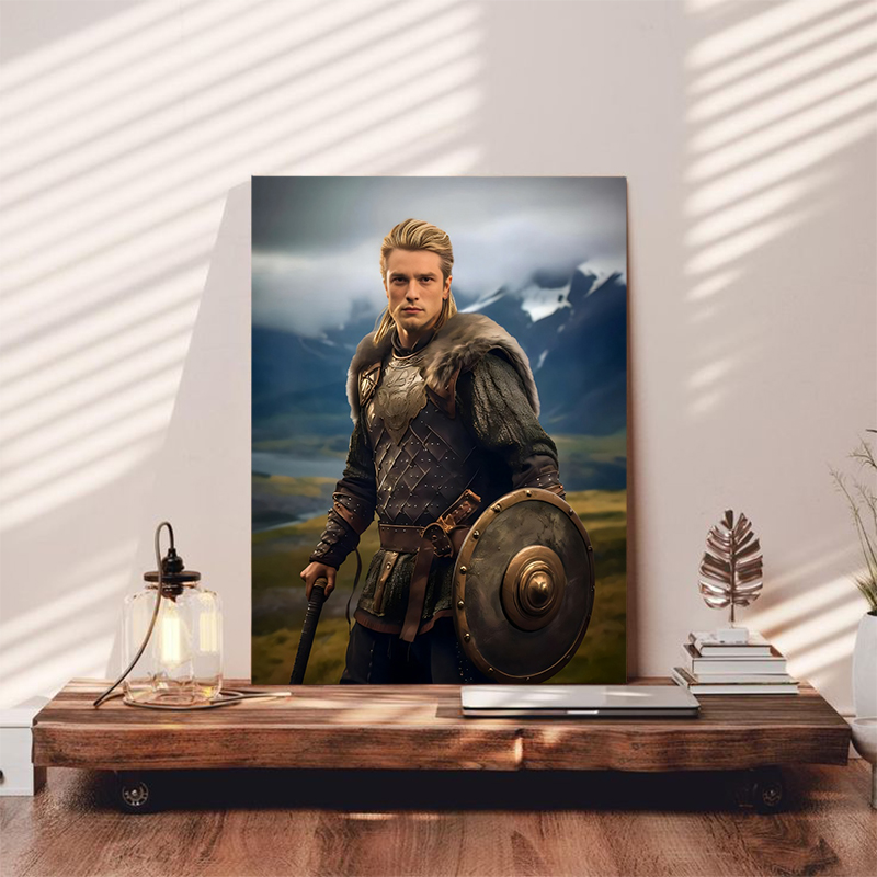 Personalized Portraits with Custom Face Swap Cool Present for Him