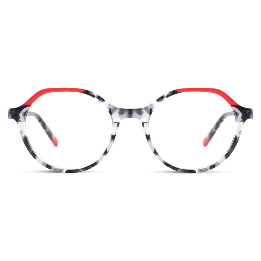 Ruskin Round Red Glasses