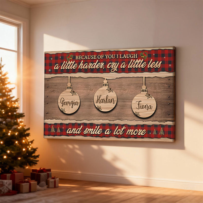 Tableau mural en toile personnalisé cadeau idéal pour Noël