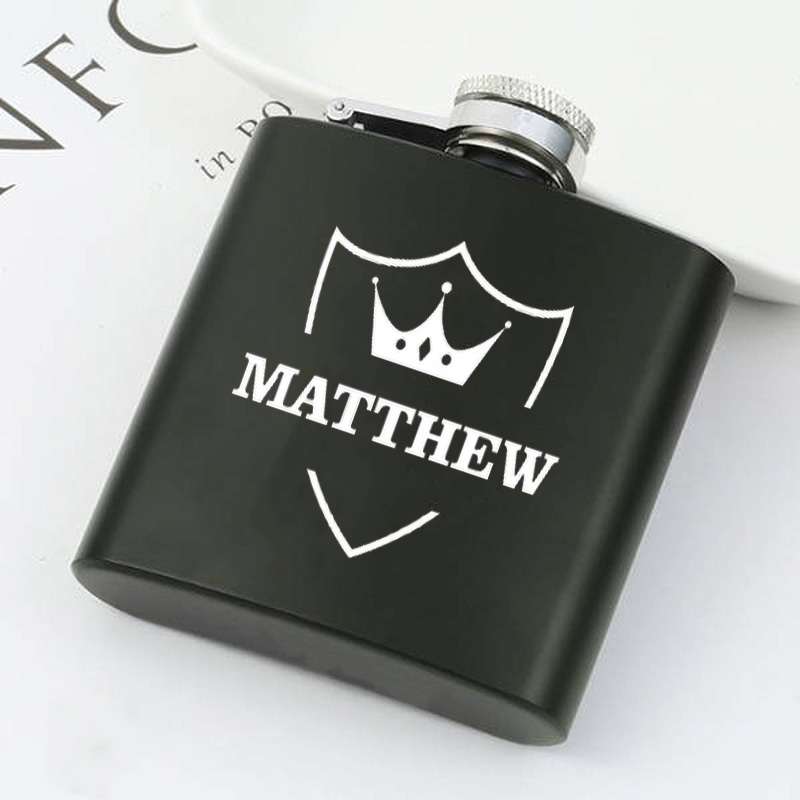 名入れ スキットル ステンレス ウイスキーボトル カスタマイズ