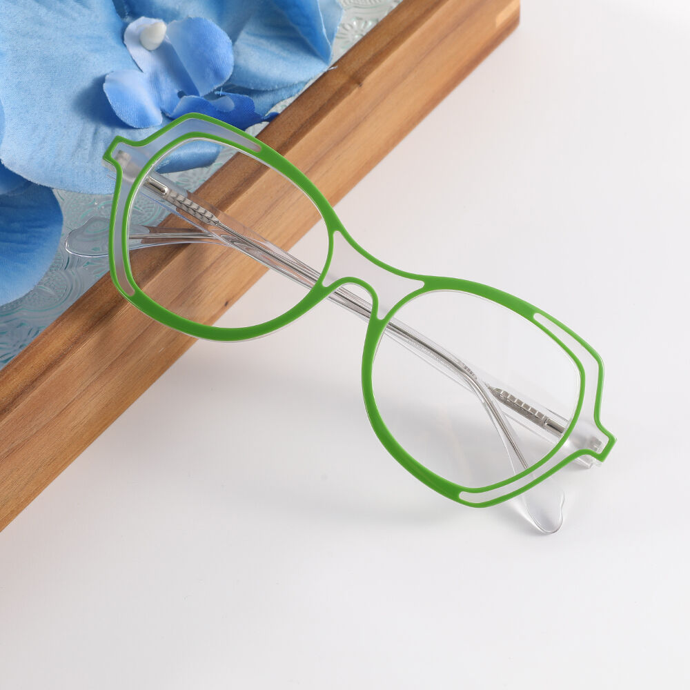 Doherty Cat Eye Grüne Brille