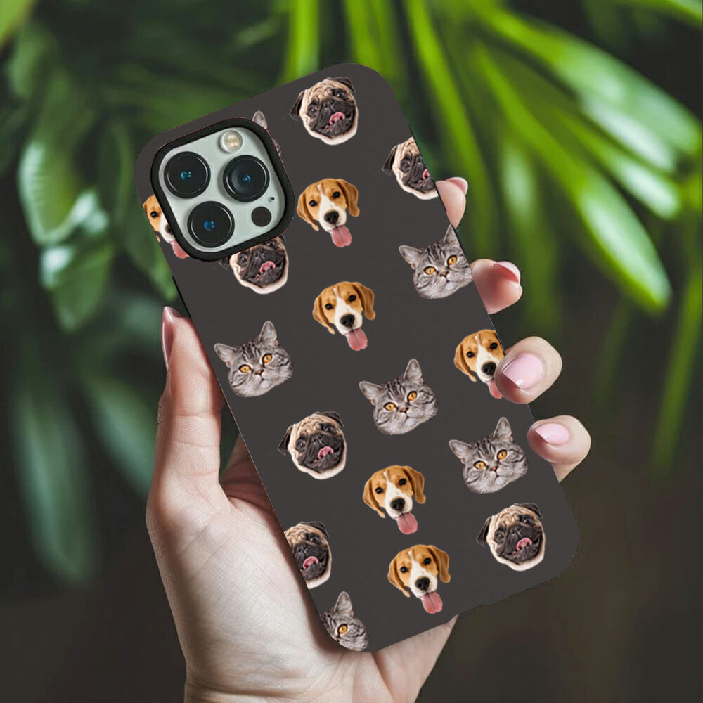 Personalized Mobile Phone Case Customized Pet Face Photo Warm Gift For Friends
