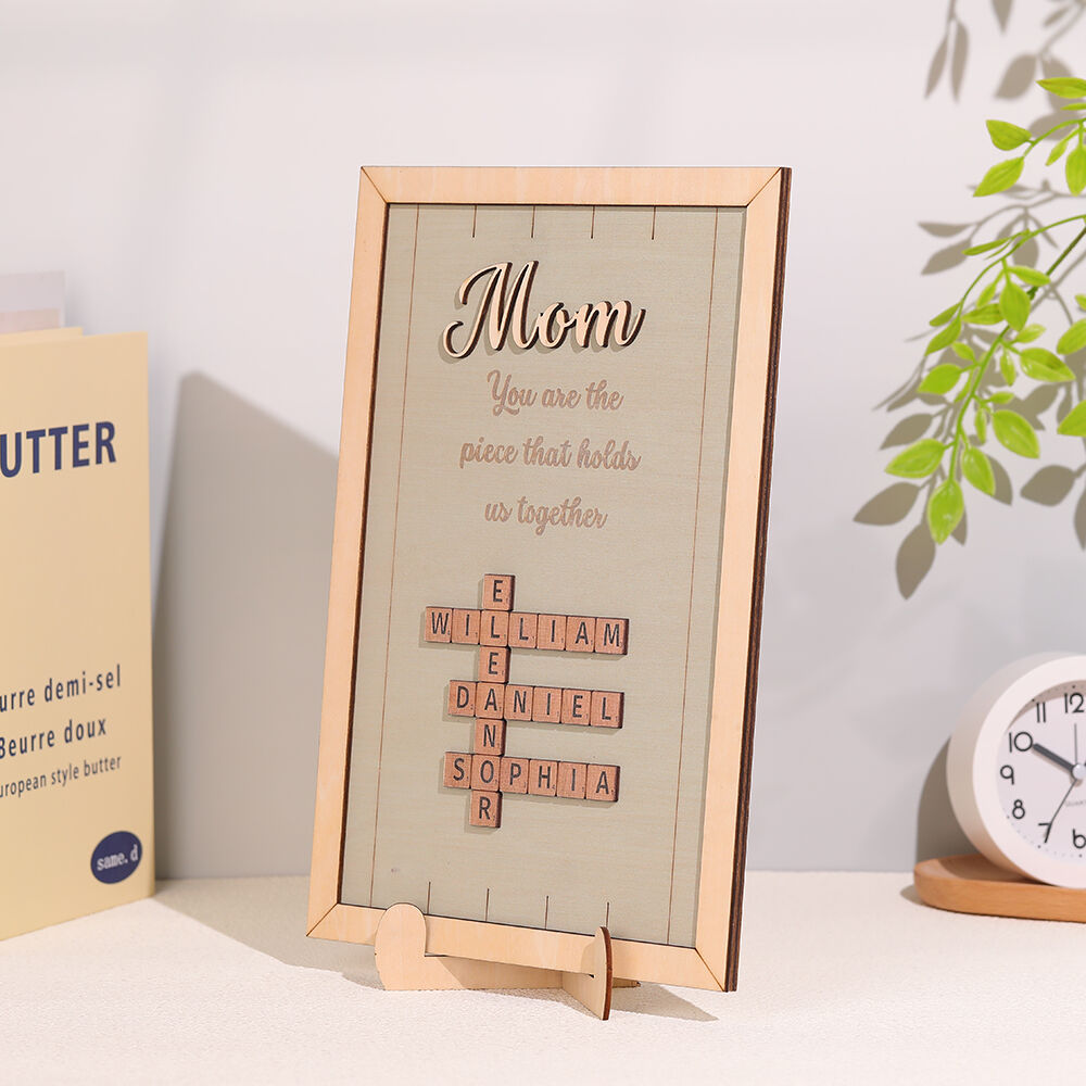 Personalized Scrabble Photo Frame A Heartwarming Mother's Day Gift