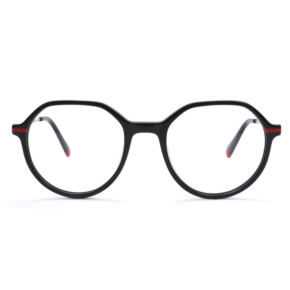 Fanny Geometric Black Glasses