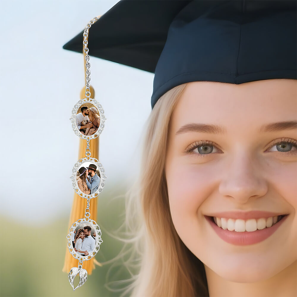 Gepersonaliseerde sjaal kwast Stel cadeau Afstudeerherinnering voor vriendin