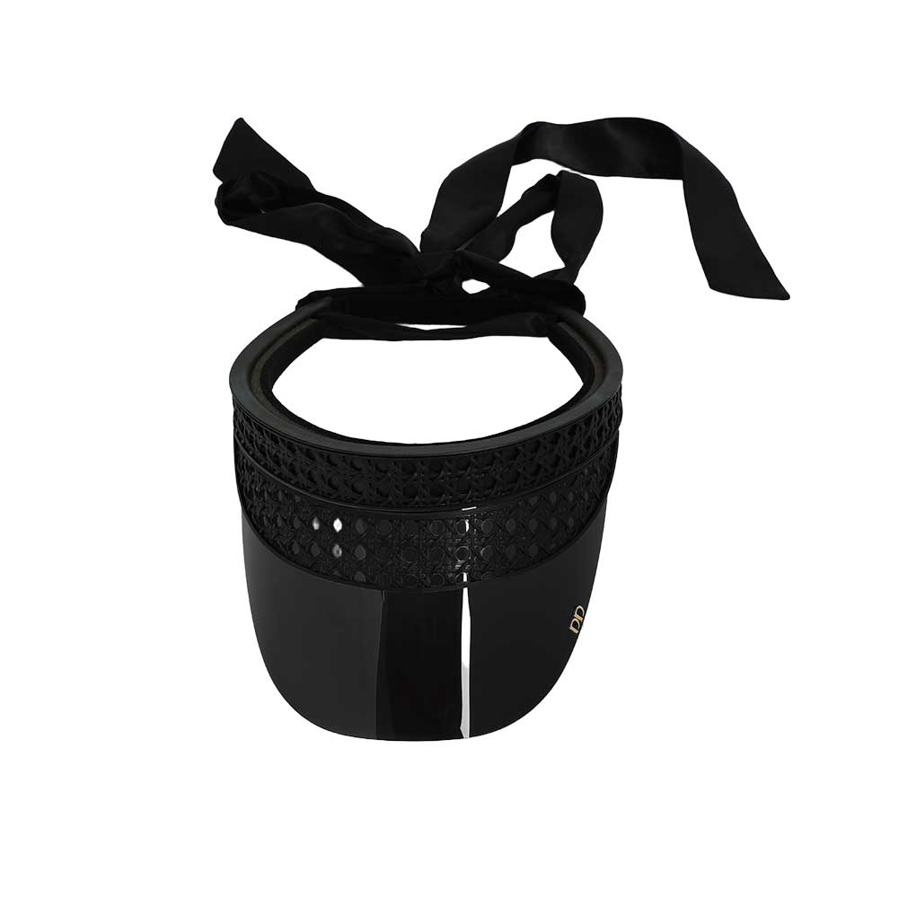 Visiera Solare Alla Moda in Nastro Tntrecciato