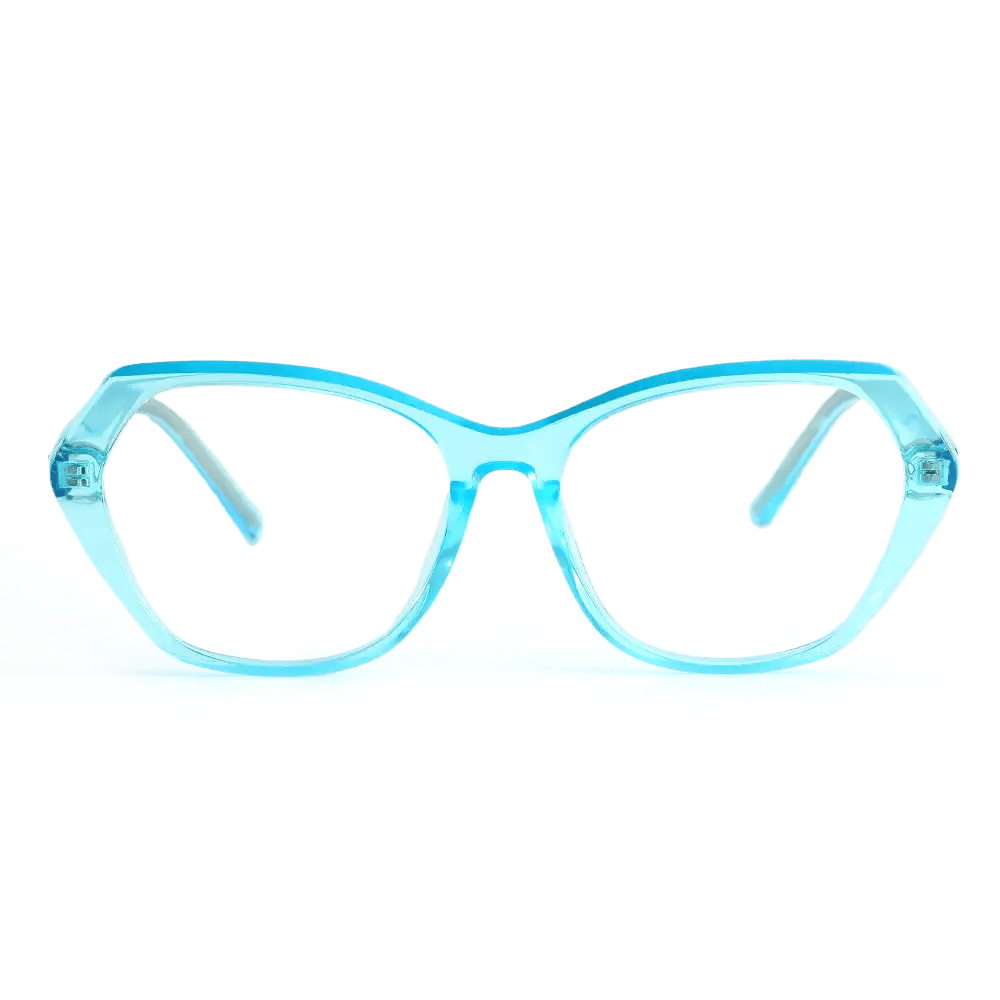 Eddie Cat Eye Blaue Brille
