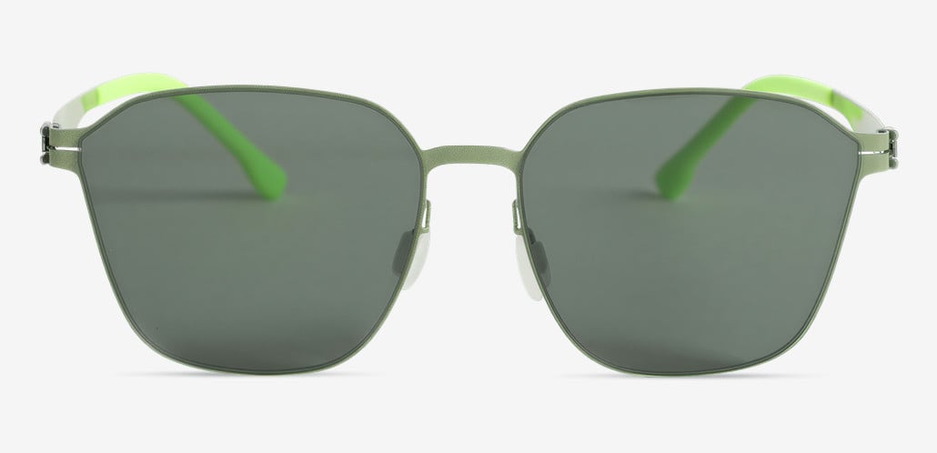 Benedict Green Square Sunglasses