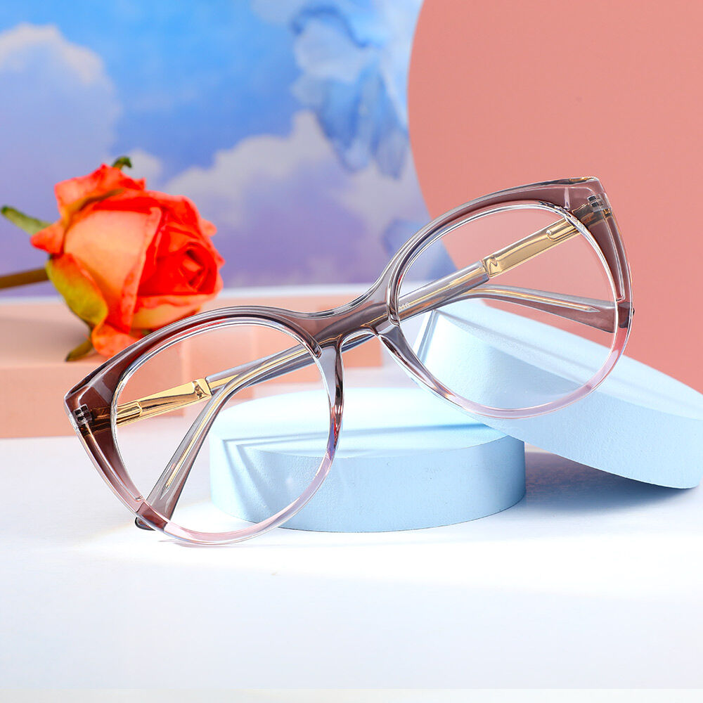 Occhiali da Vista Leila Cat Eye Grigio