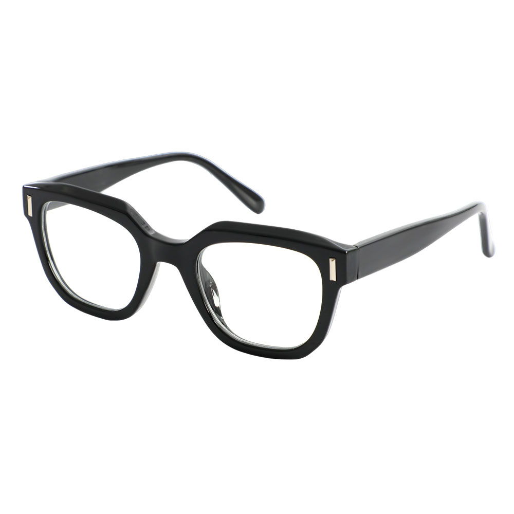 Rob Quadratische Schwarze Brille