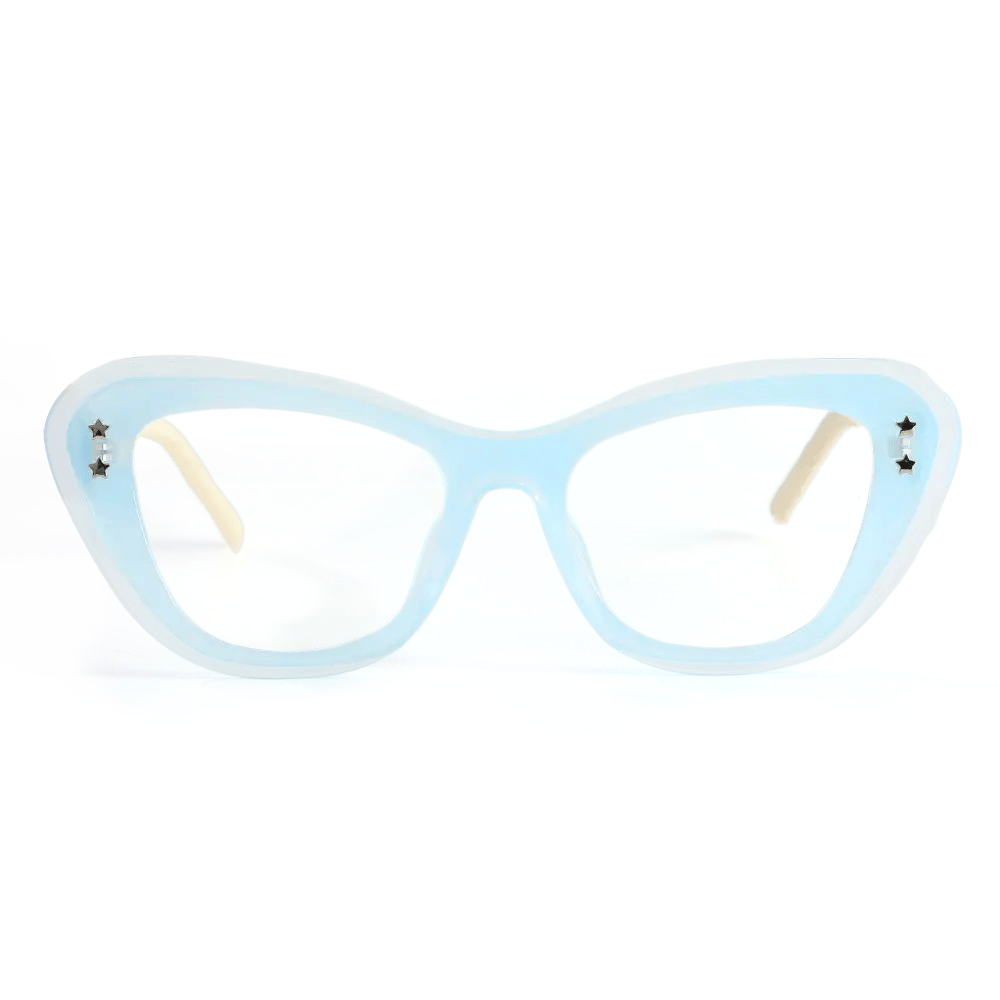 Occhiali da Vista Sally Cat Eye Blu 