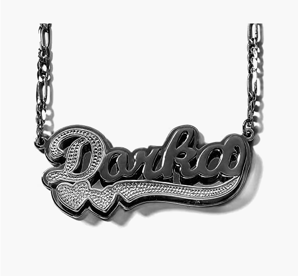 Collana Personalizzata Con Nome E Due Cuori