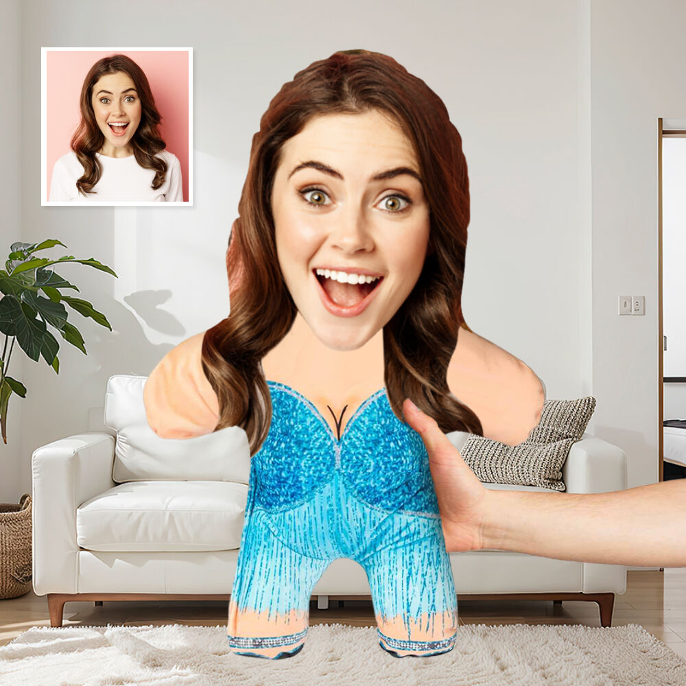 Personalized Face Pillow Female Dancer Face Pillow for Friend