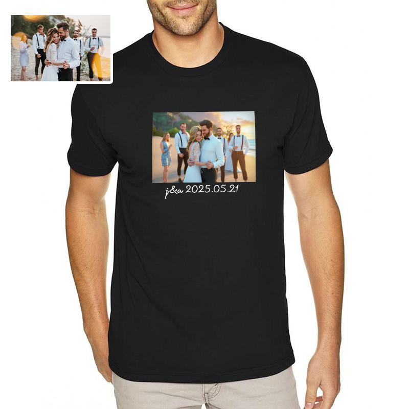 Personalized T-shirt Custom Photo Pixar Animation Style Design Attractive Gift for Loved One