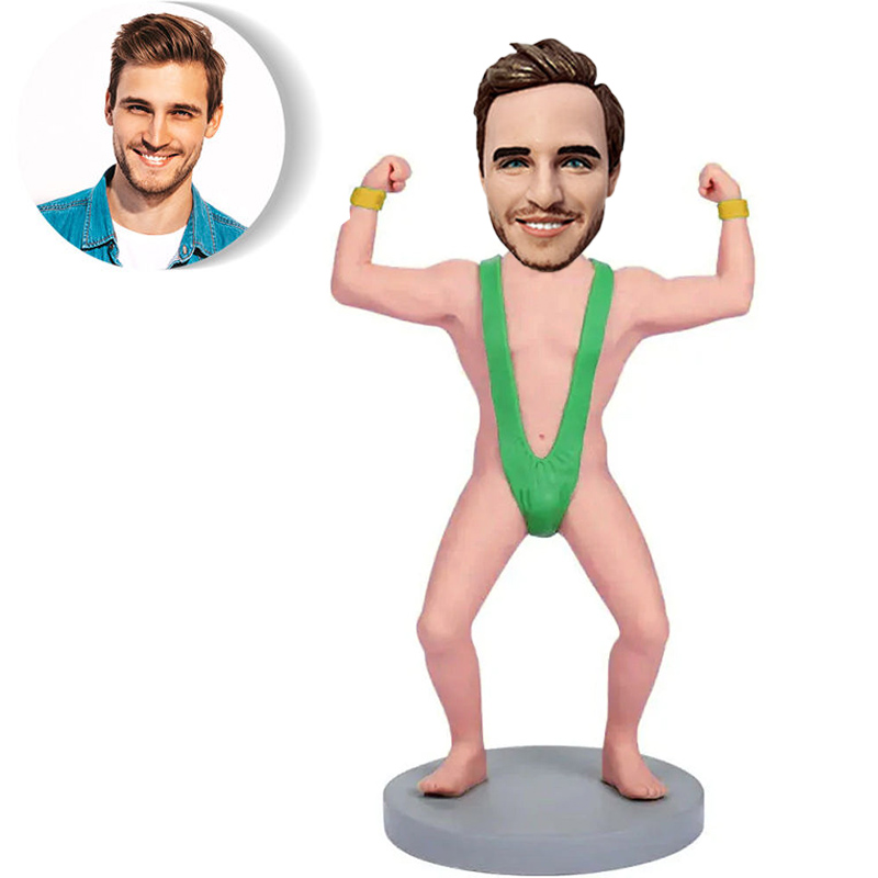 Personalized Muscle Bobblehead Custom Head Gift for Friends