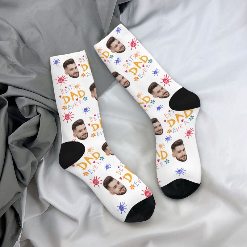 Customizable Face Socks as a Sweet Gift for Dad