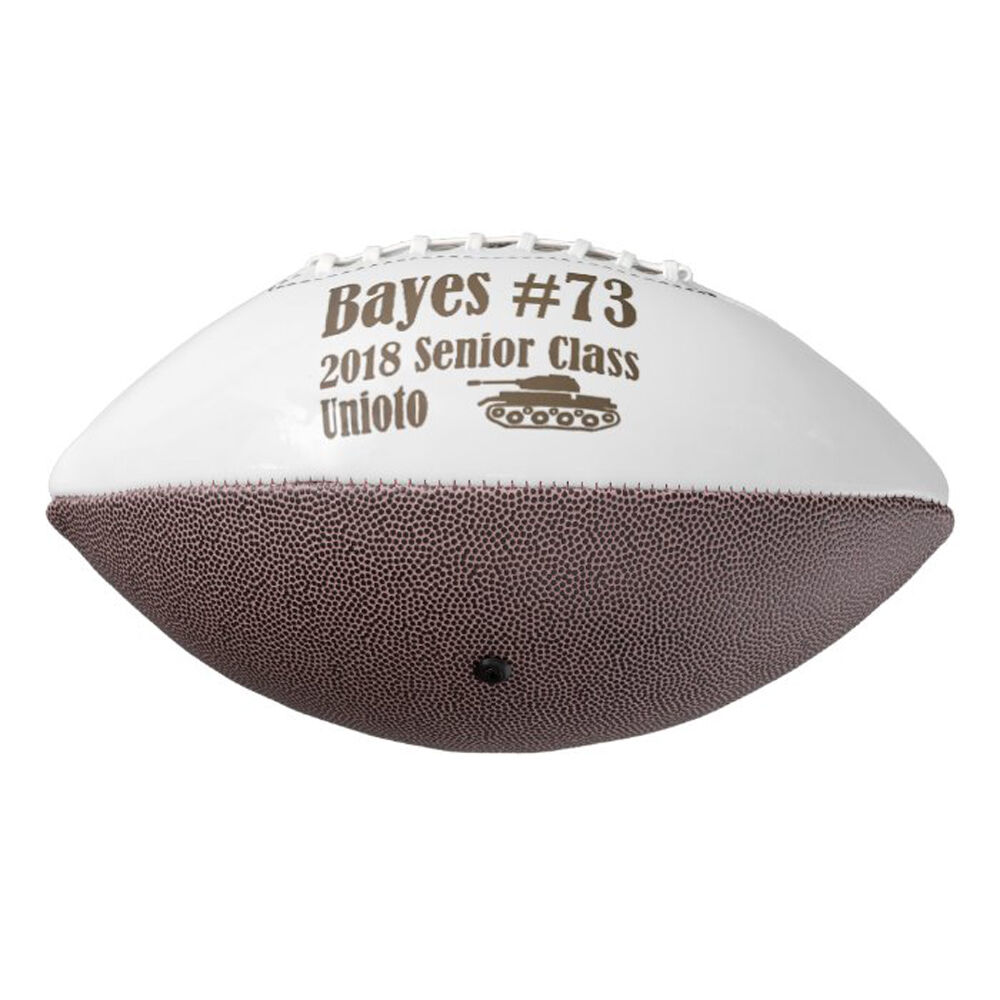 Personalized Football Add Name and Number as Gift for Graduation