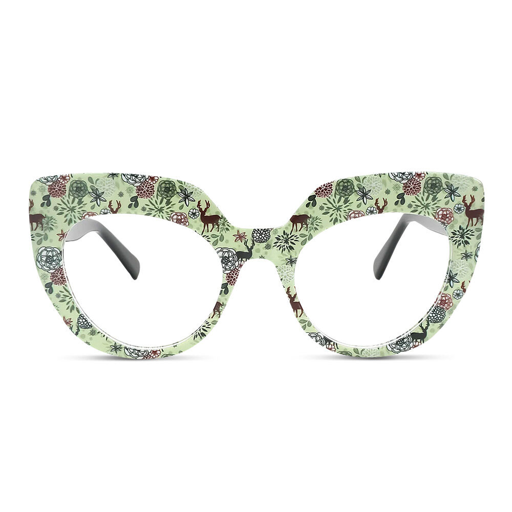 Occhiali da Vista  Frasei Cat Eye Chiaro Verde