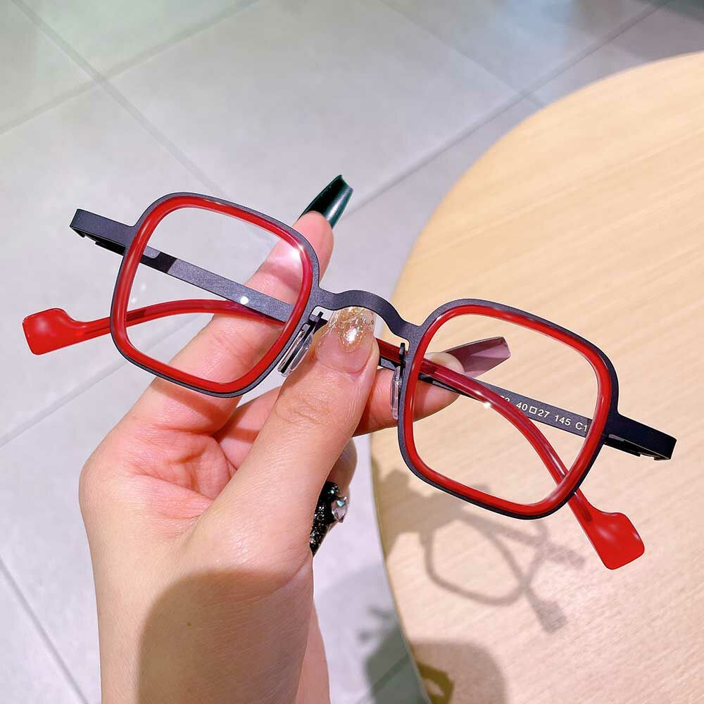 Benjamie Square Black Glasses