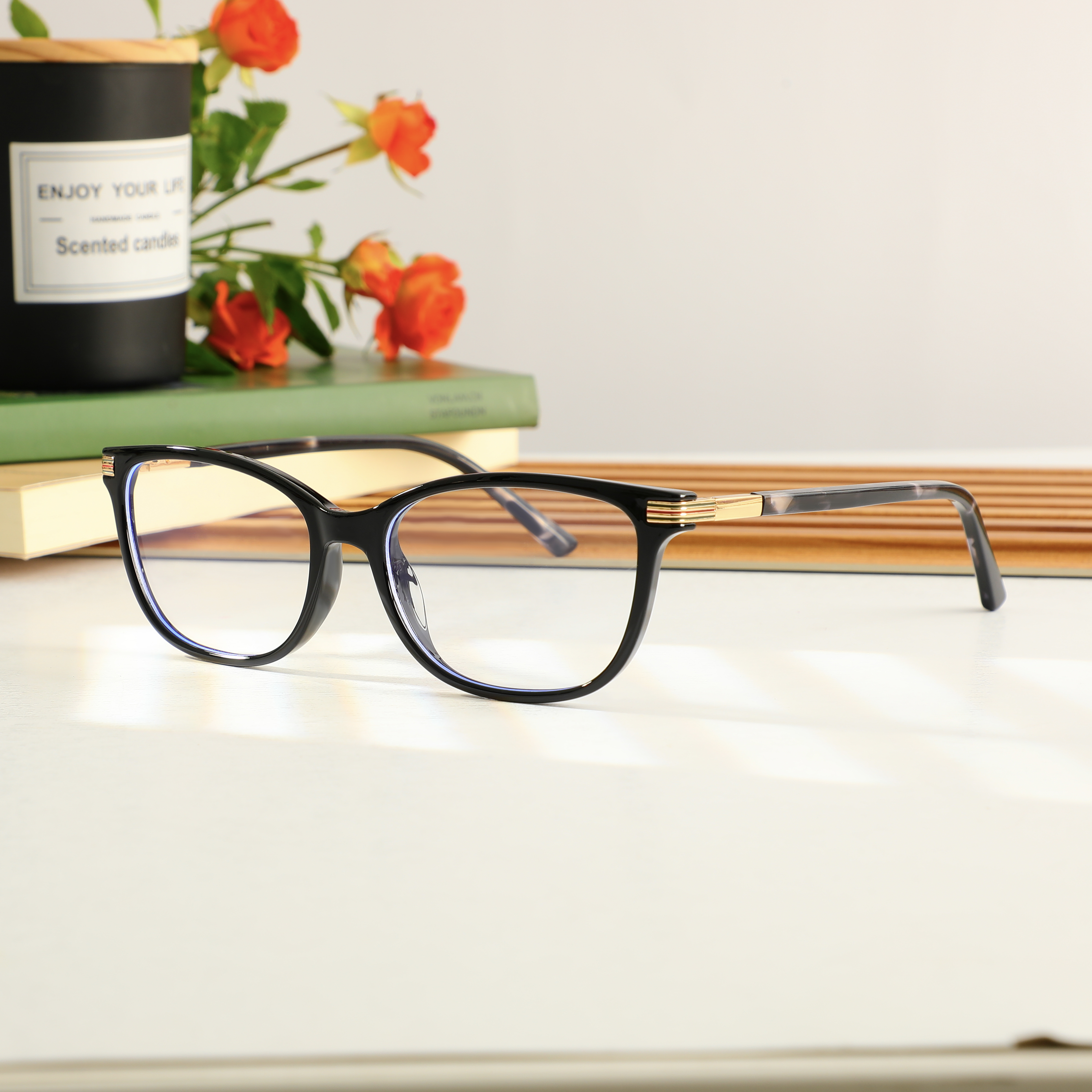 Occhiali da Vista Dickens Rettangolare Nero 