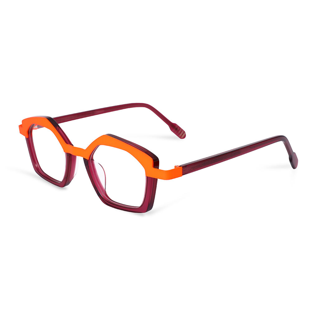 Parker Geometric Purple Glasses