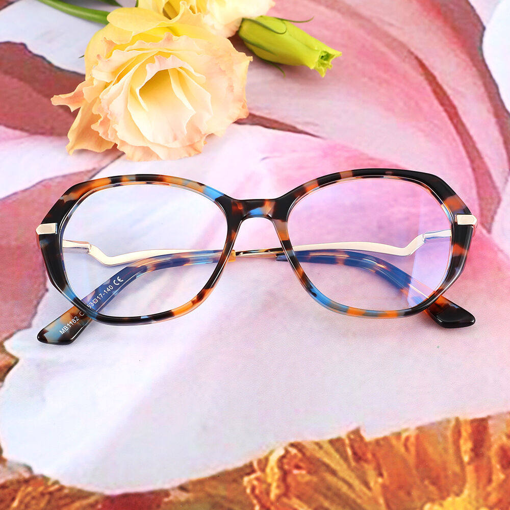 Nina Cat Eye Floral Glasses