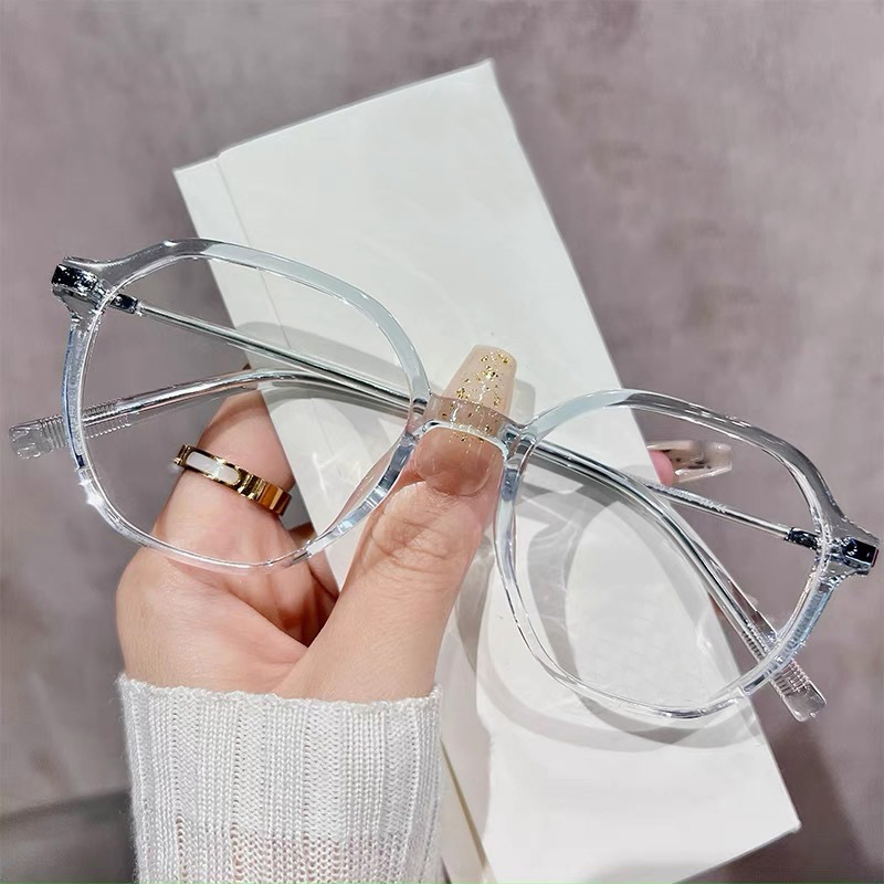 Moora Geometric Blue Glasses