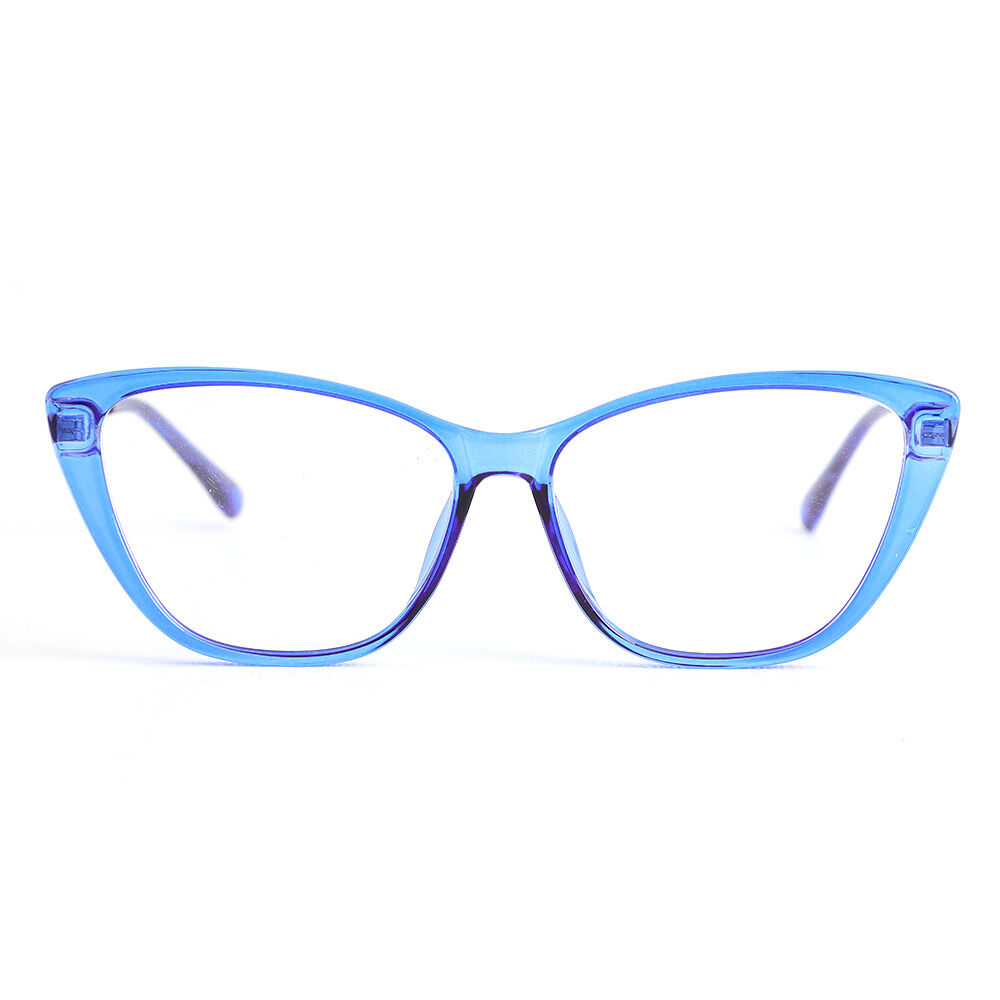Lindsay Cat Eye Blaue Brille