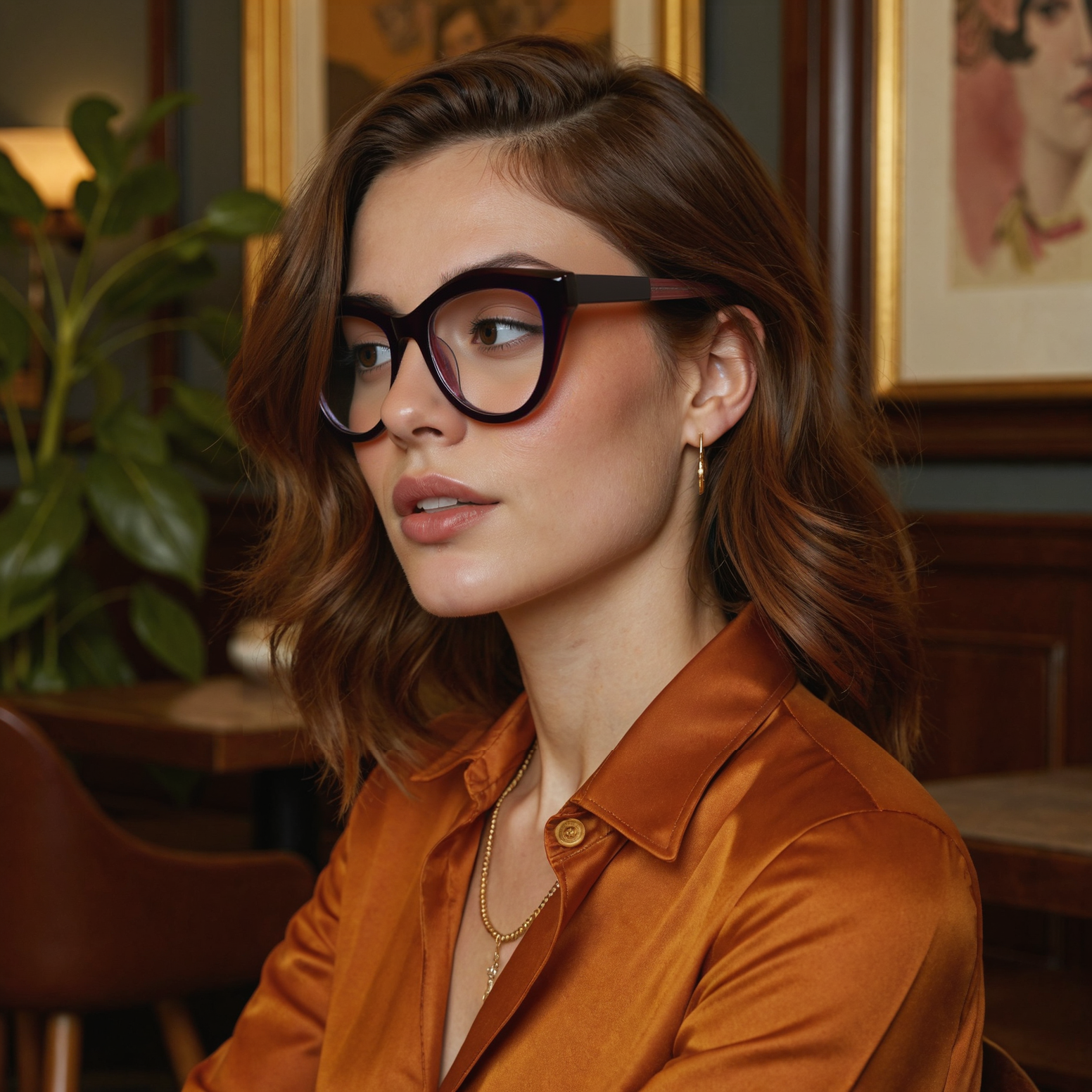 Lunettes de Vue Deirdre Cat Eye Viola