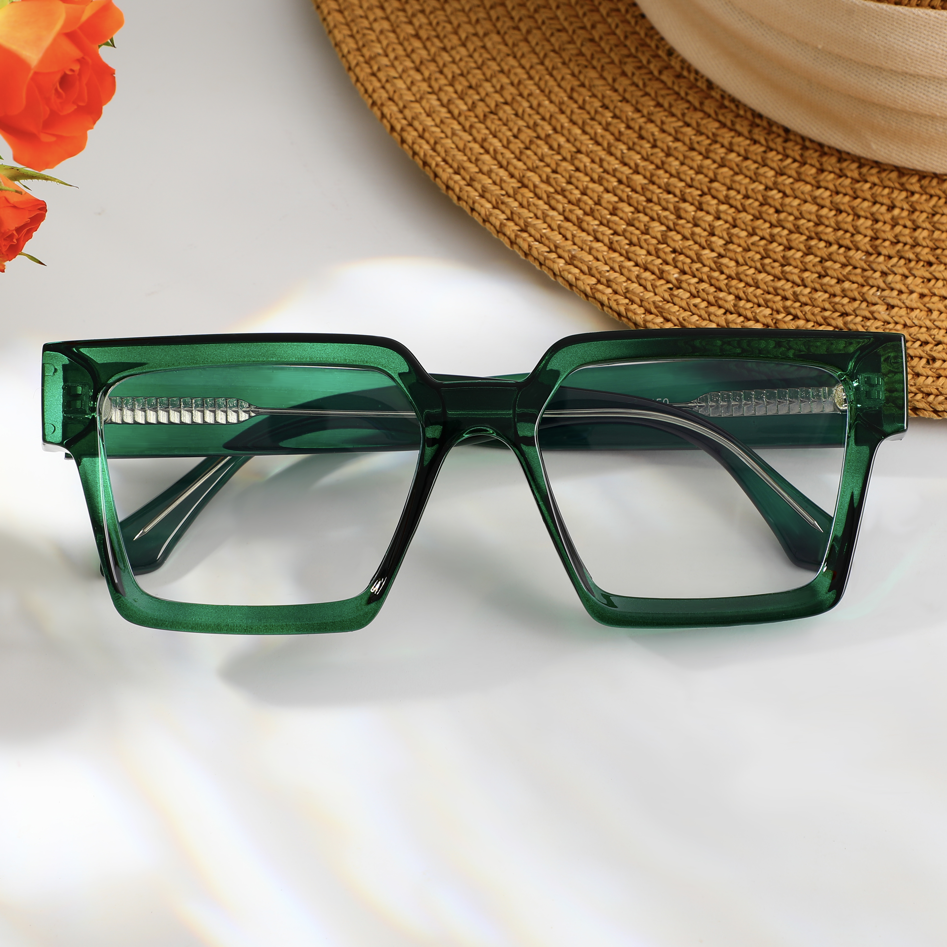Lunettes de Vue Novia Carré Vert