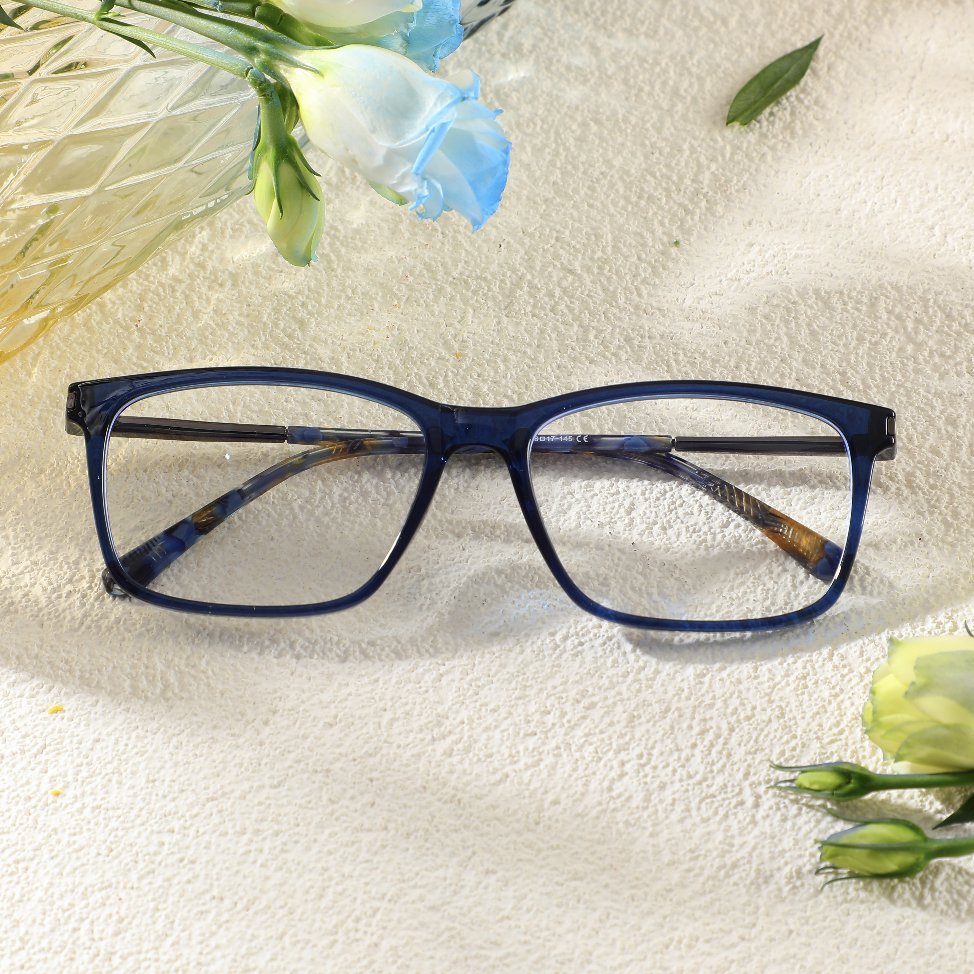 Occhiali da Vista Sapir Rettangolare Blu 