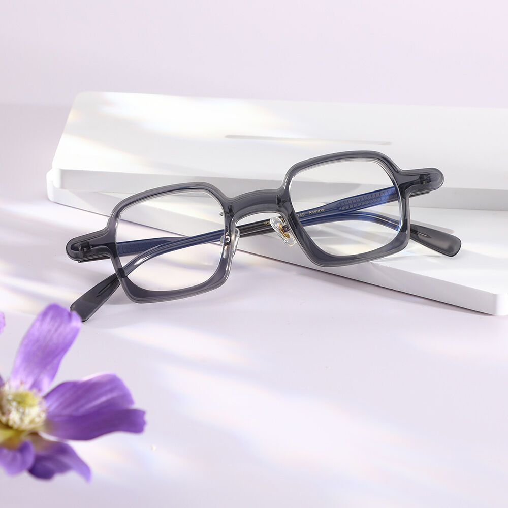 Craig Quadratische Graue Brille