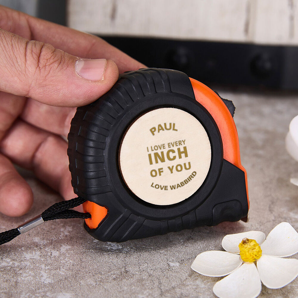 Personalized Tape Measure with Customizable Name Gift for Husband