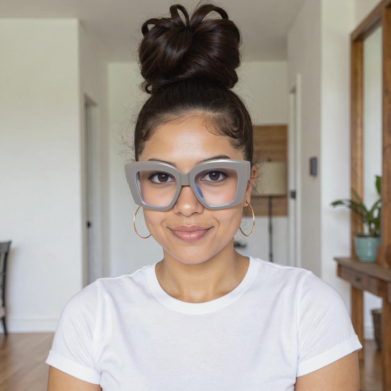 Baro Oval Gray Glasses