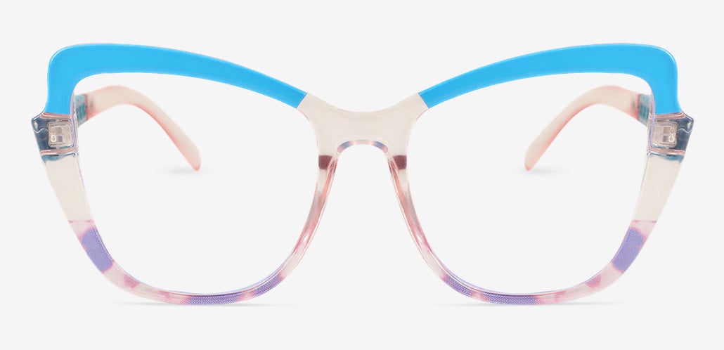 Emerson Blue Cat Eye Glasses